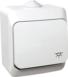 CEDAR PLUS IP44 biały Przycisk światło