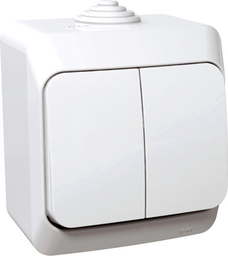 CEDAR PLUS IP44 biały Łącznik świecznikowy