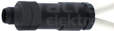 SAIS-ZW-5 M12 5P Wtyk męski prosty
