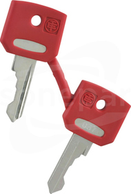 ZBGF034 Czerwony FIAT KLUCZ