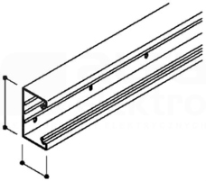 GEK70110 (64x110x2000mm) kanał podparapetowy cz.biały