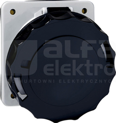 KAEDRA 125A 3P+Z 500V IP67 Gniazdo tablicowe z klapką skośne