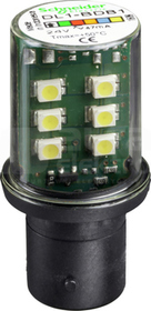 DL1BDB1*BIALA DIODA LED TRZONEK BA 15D 24V