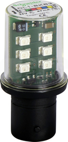 DL1BKB3 24VAC/DC ZIELONY LED MIGAJĄCY TRZONEK BA15d
