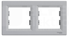 ASFORA aluminium Ramka 2-krotna pozioma