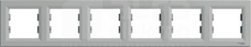 ASFORA aluminium Ramka 6-krotna pozioma