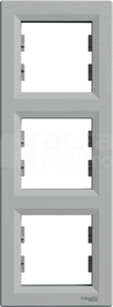 ASFORA aluminium Ramka 3-krotna pionowa