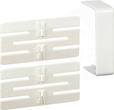 ISM10106P- 75 x 55mm - PC/ABS - biel polarna Łącznik wewnętrzny
