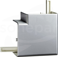 Optiline 45 ISM10353 90° PC ABS aluminium Kolanko