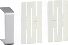ISM10356 Z osłoną połączenia - PC/ABS - aluminium Łącznik wewnętrzny