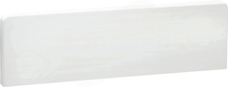 ISM10504P 185 x 55mm - PC/ABS - biel polarna Zaślepka