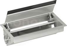 Optiline 45 ISM20410 Z pokrywą pusty Panel biurkowy