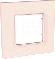 UNICA QUADRO salmon Ramka 1-krotna