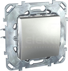 UNICA TOP aluminium Przycisk 1-biegunowy