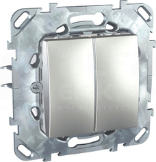 UNICA TOP aluminium Łącznik świecznikowy