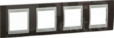 UNICA TOP wenge Ramka 4-krotna pozioma
