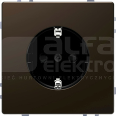 MERTEN D-LIFE SCHUKO 2P+Z mocca metalik Gniazdo sieciowe