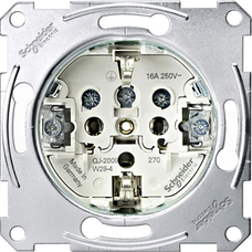 MERTEN 2P+Z Mechanizm gniazda wtykowego zaciski śrubowe