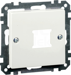 MERTEN SYSTEM M biel polarna Płytka centralna mechanizmu gniazda RJ11/RJ45
