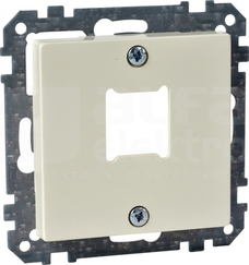 MERTEN SYSTEM M kremowy Płytka centralna mechanizmu gniazda RJ11/RJ45