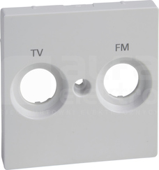MERTEN SYSTEM M biały active Płytka centralna oznaczona FM+TV do gniazd antenowych