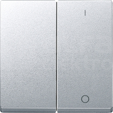 MERTEN M aluminium Klawisz 2+1