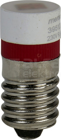 MERTEN E10 230VAC/DC czerwony Żarówka