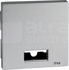 MERTEN SYSTEM M IP44 aluminium Klawisz pojedynczy z dużym okienkiem