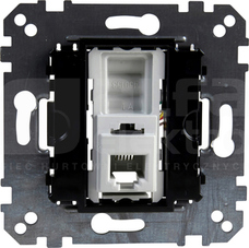 MERTEN M RJ12 6P Mechanizm gniazda telef.