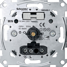 MERTEN M 400W Mechanizm ściemn.obr.z łączn.obc.rez.