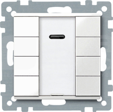 MERTEN KNX biały połysk Przycisk 4-krotny plus+IR