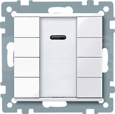 MERTEN KNX biały active połysk Przycisk 4-krotny plus+IR