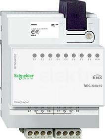 MERTEN KNX 8x10 REG-K jasnoszary Wejście binarne