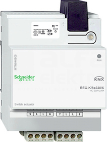 MERTEN KNX 8x230/6 REG-K jasnoszary Aktor załączający