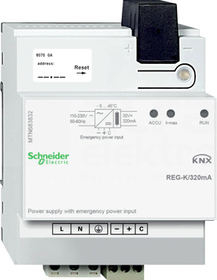 MERTEN KNX 30VDC 320mA REG-K Zasilacz z wej.mod.zasil.awar.