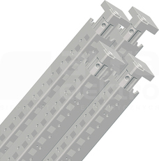 SPACIAL SF 1400mm RAL7035 Zestaw 4 pionowych stojaków do obudowy
