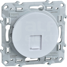 ODACE RJ45 biały Płytka centralna