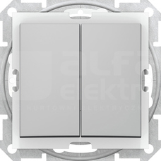 SEDNA IP44 aluminium Łącznik świecznikowy
