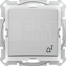 SEDNA IP44 aluminium Przycisk dzwonek