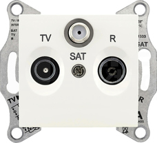 SEDNA kremowy Gniazdo R/TV/SAT końcowe