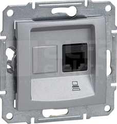 SEDNA RJ45 kat.6 aluminium Gniazdo komputerowe