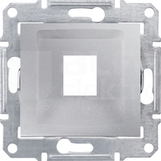 SEDNA 1xRJ45 do Systimax aluminium Płytka centralna