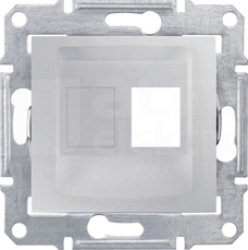 SEDNA 1xRJ45 do AMP, Molex, Keline aluminium Płytka centralna
