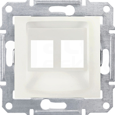 SEDNA 2xRJ45 AMP/MOLEX kremowy Płytka gn.komputerowego