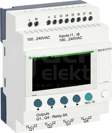 SR2B121FU 240V ZELIO LOGIC 8IN 4 DIGIT OUT 8A CLOCK