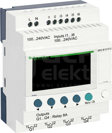 SR3B101FU 240V ZELIO LOGIC 6IN 4 DIGIT OUT 8A CLOCK