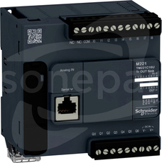 M221 TM221C16U  RJ45 9 wejść 7 wyjść NPN 24VDC Sterownik kompaktowy