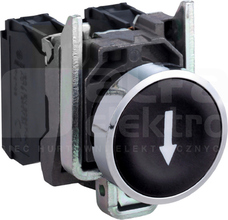 XB4BA3351 N/O CZARNY GUZIK K PRZYCISK Z SAMO.POWROTEM