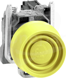 XB4BPS51EX Żółty FI22 1 NO Przycisk