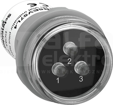 XB5EV57L4 3 LED biały WSKAŹNIK NAPIĘCIA 3P 400VAC